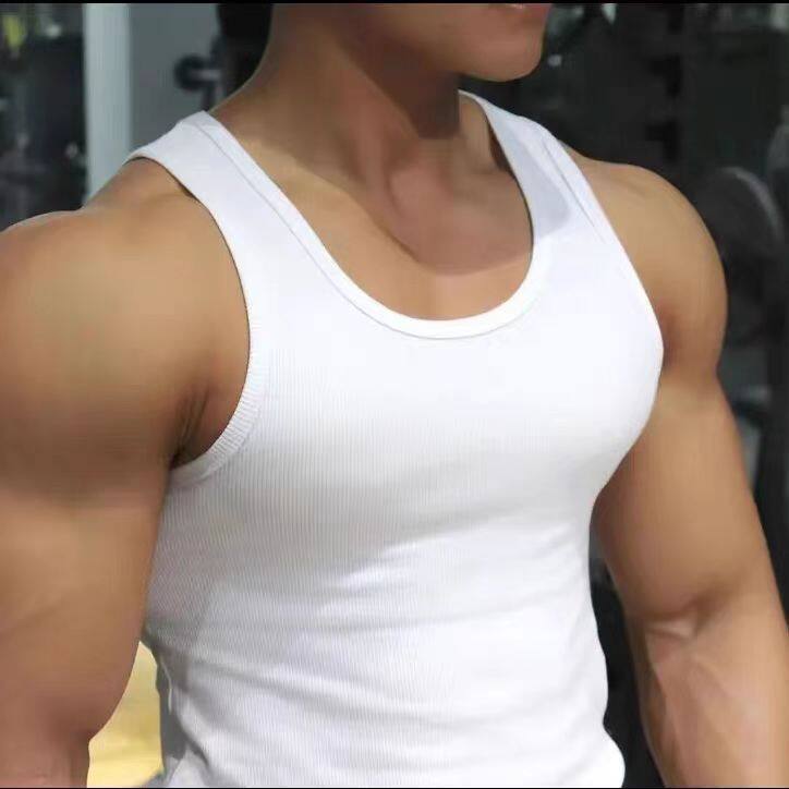 王嘉尔同款健身背心男款潮流痞帅显肌肉无袖t恤夏季美式坎肩上衣,男装背心/马甲,星座310A-4