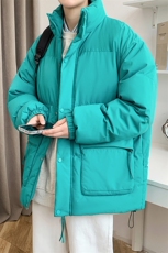 冬上新加棉加厚棉服港风简约立领棉衣外套男女8349-P115控价158，男装棉衣，电商A441-1