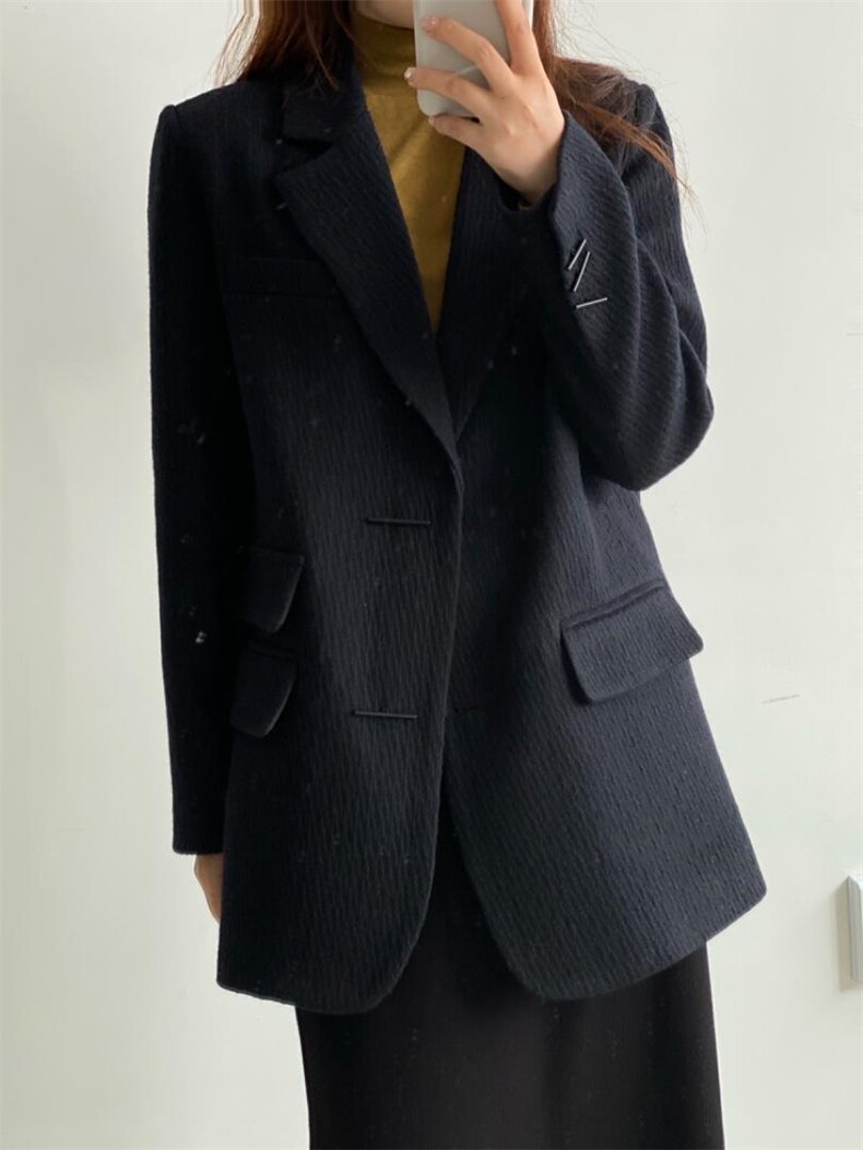 简版呢料西服外套，其它，土布鱼