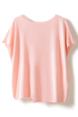 2025年夏季新款时尚不规则款女士短袖，女装T恤，晨晟羊绒