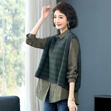 2023春装新款经典高雅舒适宽松显瘦潮流简约时尚衬衫，女装衬衫，丽影随形