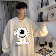 圆领毛衣男大码针织衫男毛线衣线衫M67327-P45加绒款-P65，男装针织衫/毛衣，电商A040