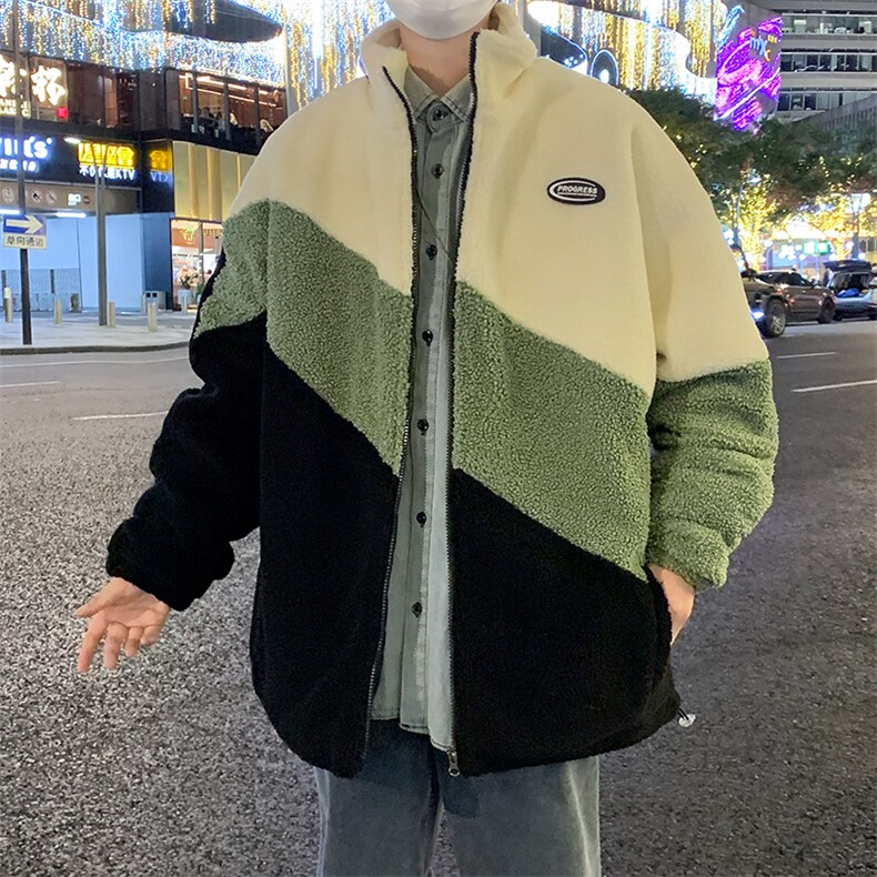 2024冬季加绒加厚棉服羊羔绒百搭保暖ins外套男MY105P105控价138,男装棉衣,电商A086