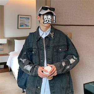JK629-p70-限价98 现货港风大码牛仔ins外套cityboy图片