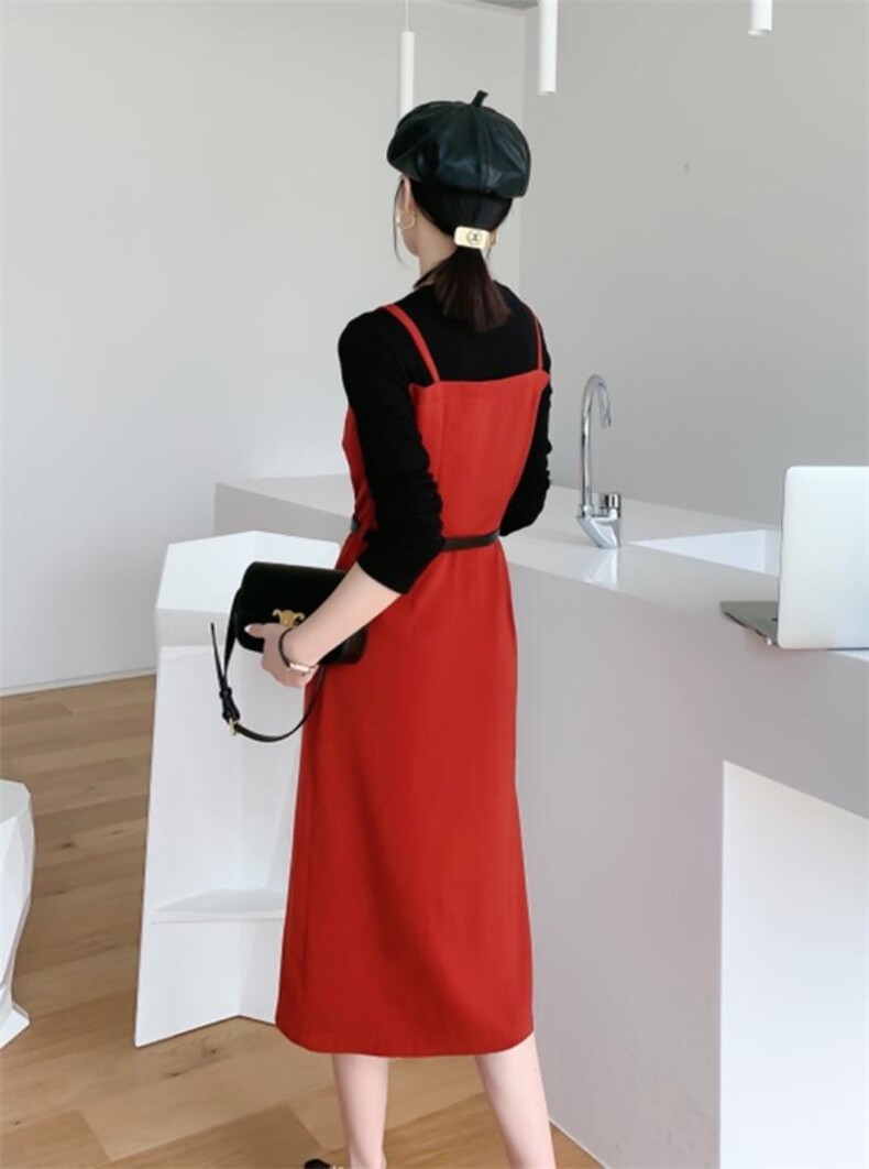 秋装新款连衣裙，女装连衣裙，艾伊贝雪