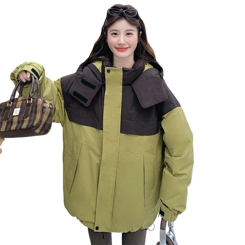 新款现货，羽绒冲锋衣B081-8745-P295-K438,女装派克服,浙宝276（原081）