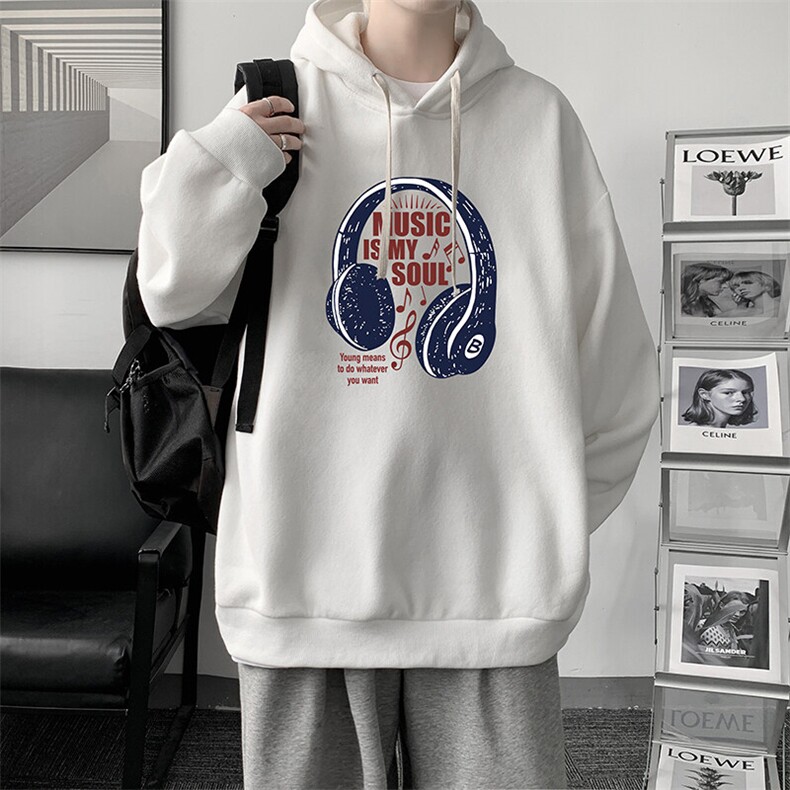 连帽卫衣男大码胖子帽衫大号运动服WY2422-P35图片