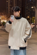 新款现货户外立领夹克男冲锋衣外套JK801-P70，男装夹克，星座1204-3