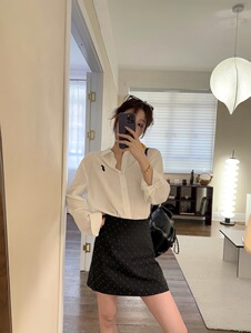 美式老钱风棉麻衬衫上衣女春夏新款宽松通勤亚麻防晒衬衣薄图片