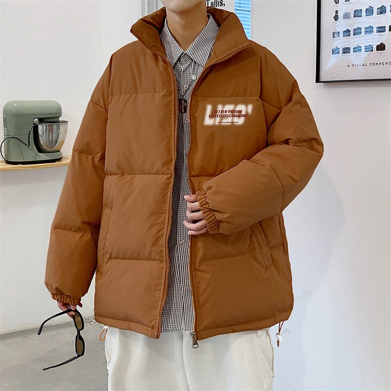 立领棉服男冬季户外潮牌棉衣大码宽松百搭加绒加厚外套MY302-P60,男装棉衣,电商B219