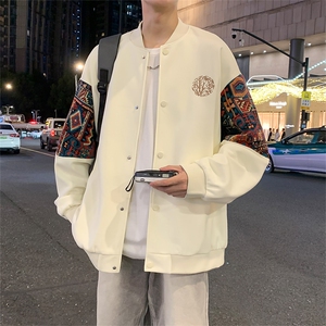 春秋季棒球服男女新款美式夹克休闲外套XZ102B-1-JK2608P85图片