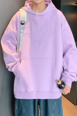 Y5526P45秋季港风连帽卫衣男宽松长袖T恤打底衫外套，男装卫衣，星座1204-3