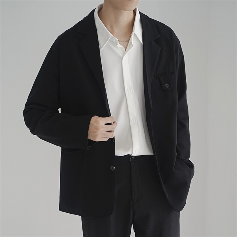 春装韩版ins港风韩版帅气新款雅痞小西服西装外套F09P75，男装西服套装，电商D325