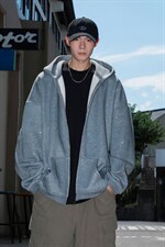 2026港风重磅320克华棉满天星情侣连帽开衫卫衣男KS77864特P68控，男装卫衣，星座227-7