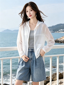 现货！现货！2026夏季新款时尚通勤透气凉感防晒衣女图片