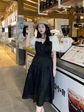 夏季连衣裙，女装连衣裙，一露玛娜