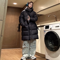 中性风男女同款中长款棉衣黑金防水保暖外出服MY9777P115，男装棉衣，星座309（原A406）