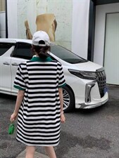 条纹裙，其它，ELEVEN 拾壹