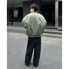 秋冬季美式复古纯色短裤棉服潮牌宽松休闲加厚保暖棉衣，男装棉衣，星座410-7