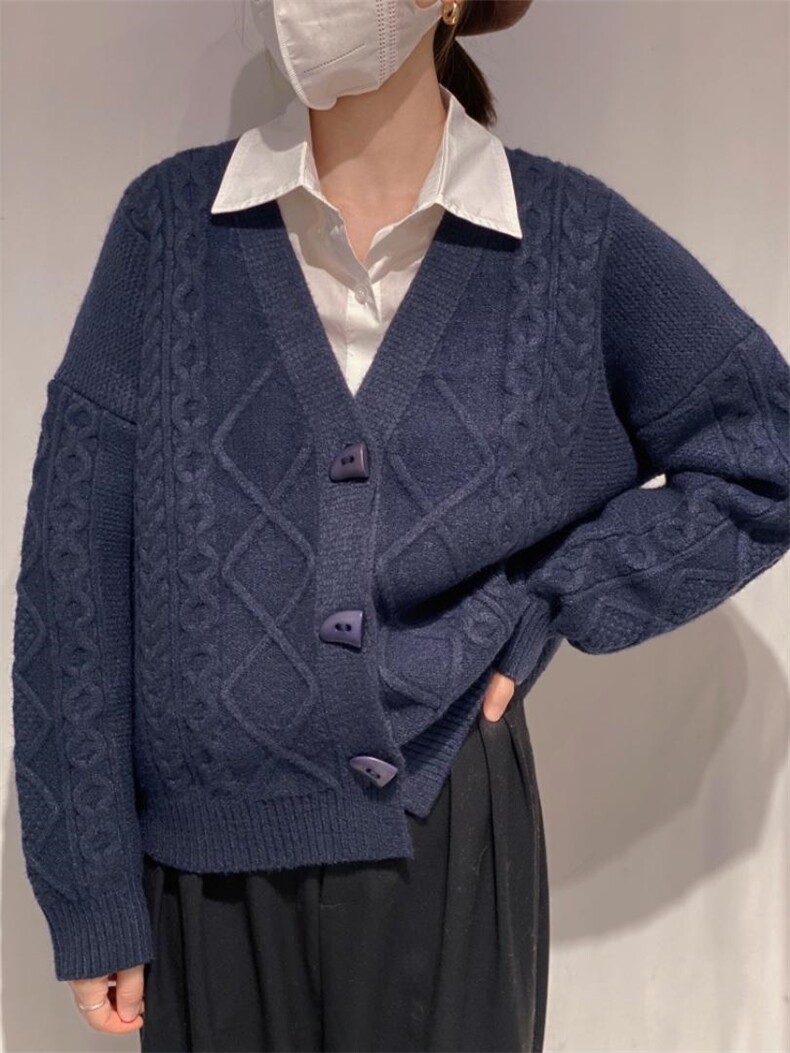 毛衣开衫，女装针织衫/毛衣，驿谷