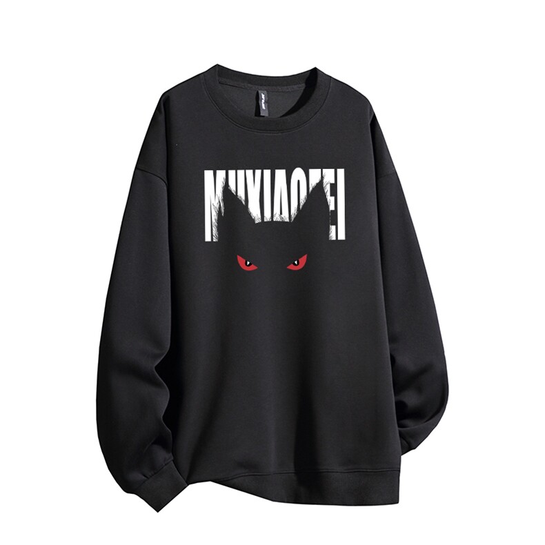 得物供货、复合重磅420克现货圆领卫衣宽松HD019-1-HMY291-P35,男装卫衣,电商019-1