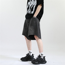 xz905-2-Z037#P45牛仔短裤，男装牛仔裤，星座905-2