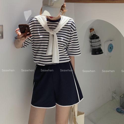 【现货】华夫格女团小短裤,女装,海维恩