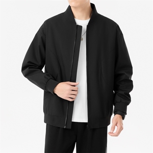新款春秋夹克棒球服外套男青年韩版潮流休闲百搭大码男士202-P40图片