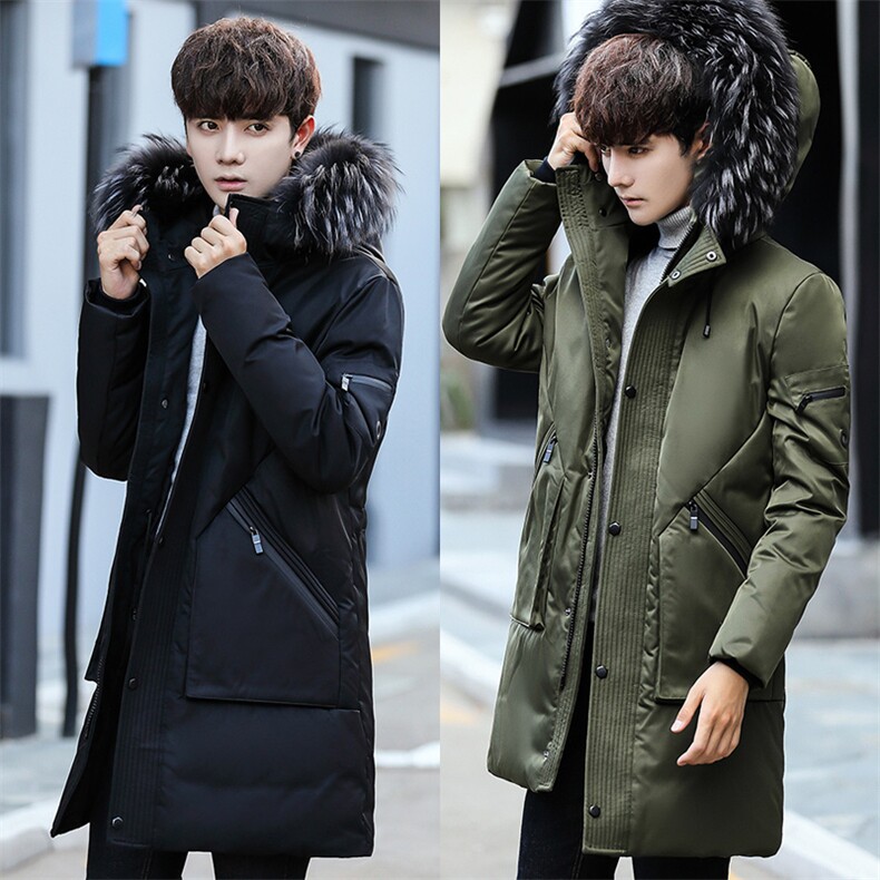 714-3-Y11男冬款新长款羽绒服19年精品男款潮,男装羽绒服,星座1404-3