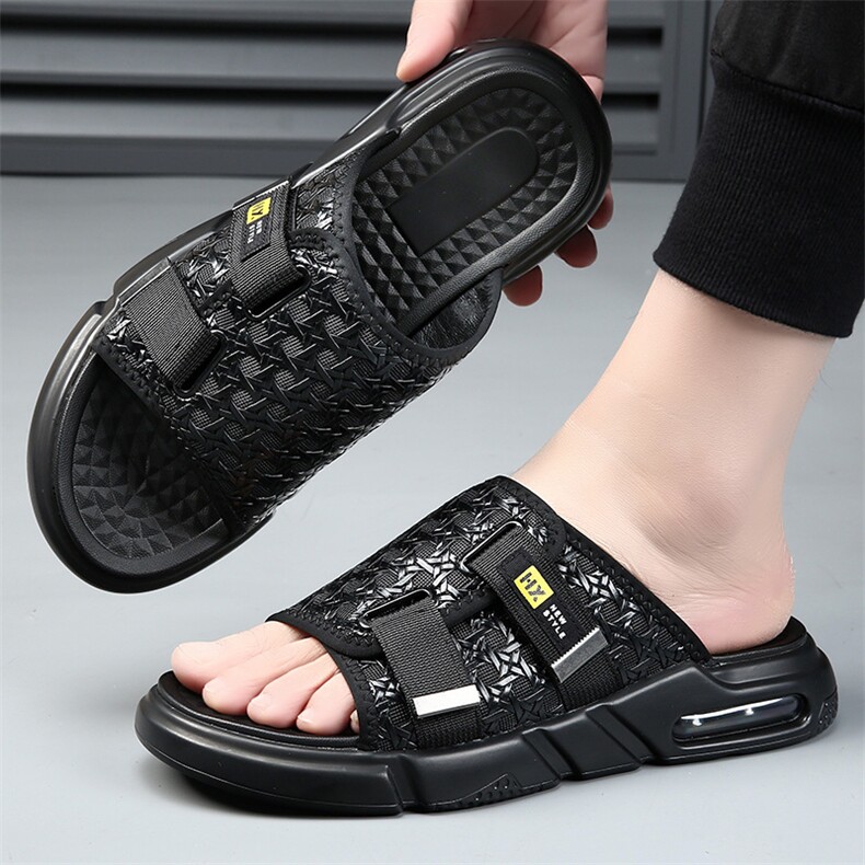 男士拖鞋夏季2024新款室外凉拖户外凉鞋防滑韩版潮流个性沙滩鞋男，男鞋拖鞋，电商A223