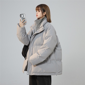今年流行2025冬季假两件羽绒棉服高品质中性百搭外套M870-TP100图片