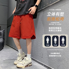 现货夏季工装短裤男ins潮牌休闲百搭潮流痞帅五分裤D02516-P40，男装牛仔裤，星座308B-2