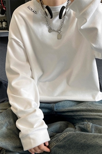 德绒长袖T恤潮流高领内搭高级感宽松打底衫TC1050-P21【特价】图片