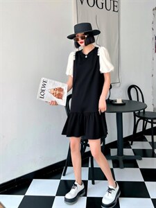 夏季新款连衣裙，女装连衣裙，一露玛娜