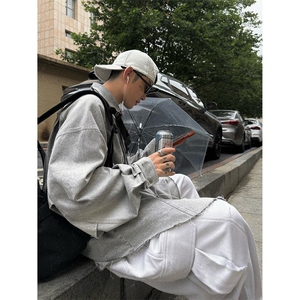水洗灰复古做旧夹克外套JK0151-P75图片