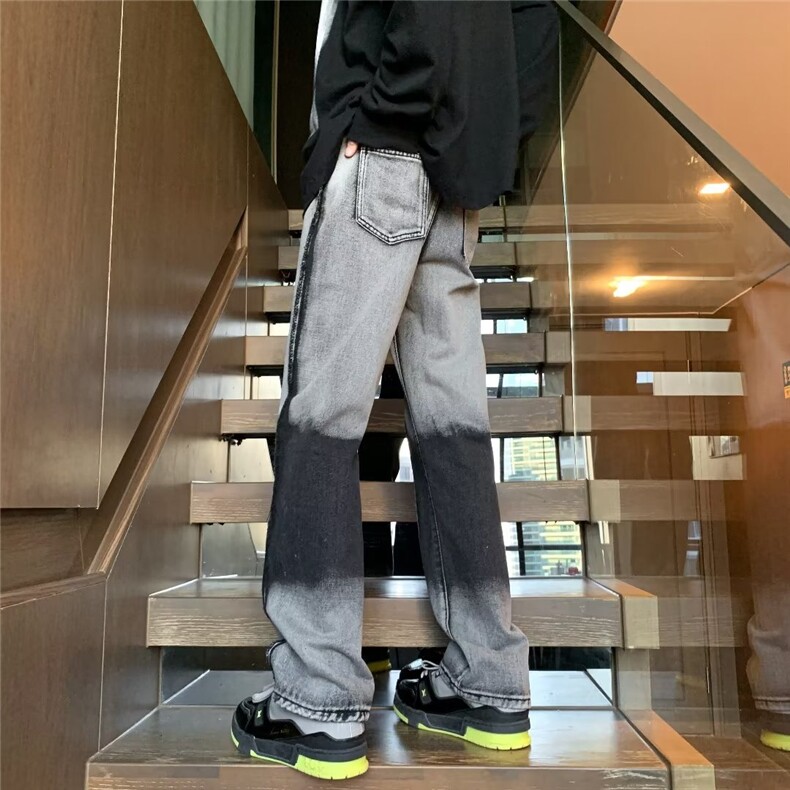 美式高街小众做旧工艺牛仔裤N5001-P45,男装牛仔裤,星座308B-1