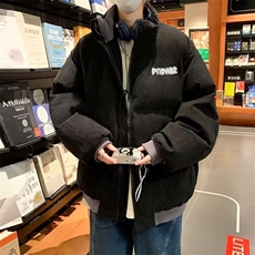 美式灯芯绒棉袄男冬季加厚棉服复古宽松立领棉衣外套，男装棉衣，星座410-6（原星座1304-1）