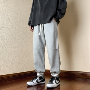 秋季新款男百搭港风红地板卫裤K3205-P40控78图片