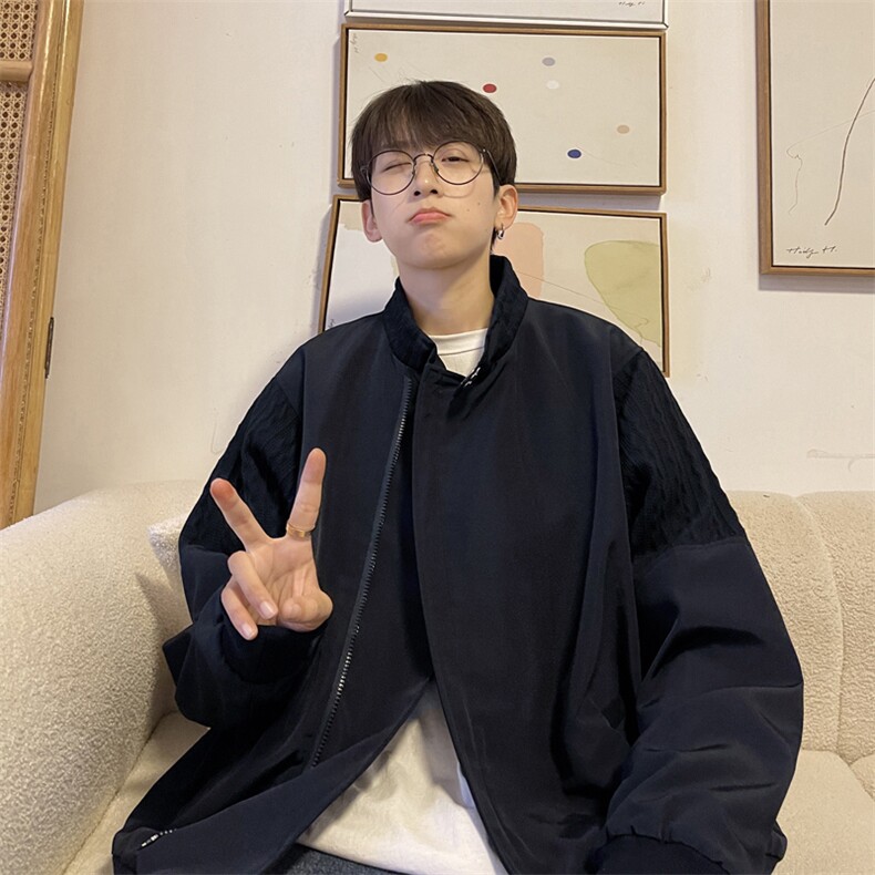抖音直播！垫肩阿尔法飞行员夹克男XH35-70,男装夹克,电商B367