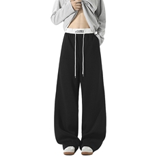 美式高街潮牌男女运动休闲裤直筒宽松卫裤慵懒显瘦休闲长裤子，男装休闲裤，电商A486