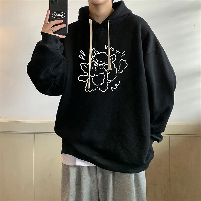 连帽卫衣男大码胖子帽衫大号运动服WY2427-P35,男装卫衣,电商A040