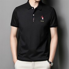 男士夏季短袖POLO衫2023新款时尚潮流简约纯棉短袖T恤男装上衣P55，男装Polo衫，星座1105-3