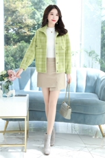 2022春秋季女款小清新设计时尚保暖长袖短款，女装毛呢外套，臻衣坊