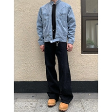 【有货】冰川蓝立领外套男高级感痞帅春秋工装夹克JK7703CC-特P65，男装夹克，星座1007（原301D）