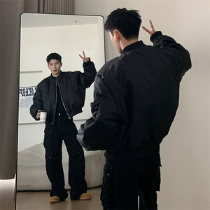 【有货】DM5018-P105冬季美式飞行服两面穿迷彩服男宽松棉衣潮图片
