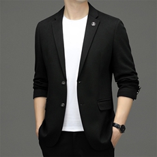 M23086-69钱塘2020-2中年男士西装外套商务休闲长袖纯色外衣P255，男装西服，钱塘207-2