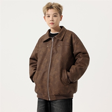 冬季加棉皮棉衣男潮流皮衣夹克加厚棉服外套A266-MYPY010-P85特批，男装夹克，电商A266
