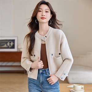 时尚减龄针织开衫女春装2025新款设计感好看别致休闲百搭毛衣外套图片