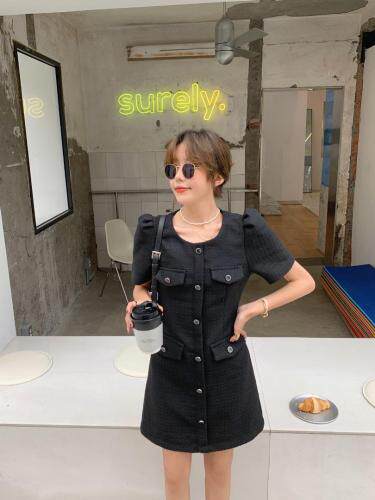 早秋小香风连衣裙，女装连衣裙，QY2