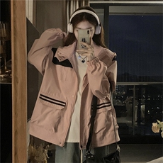 户外登山服冲锋衣夹克潮牌秋季新款情侣运动学院风外套C348-85，男装夹克，星座911-2(原星座613-2）
